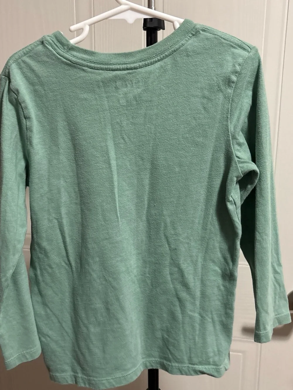 Cat & Jack Green Long-Sleeve Tee with Multicolor 'Choose Joy' Graphic